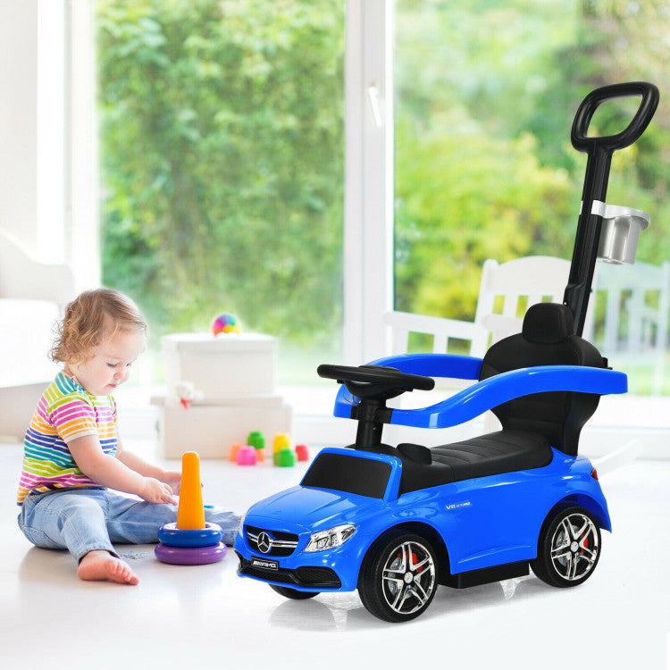 3-in-1 Mercedes-Benz Ride-on Toddler Sliding Car