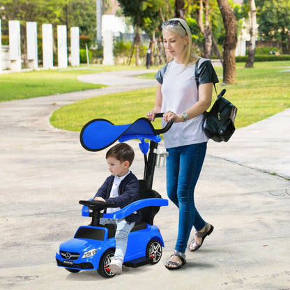 3-in-1 Mercedes-Benz Ride-on Toddler Sliding Car