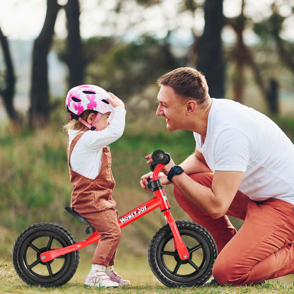Kids' No Pedal Balance Bike with Adjustable Handlebar and Seat