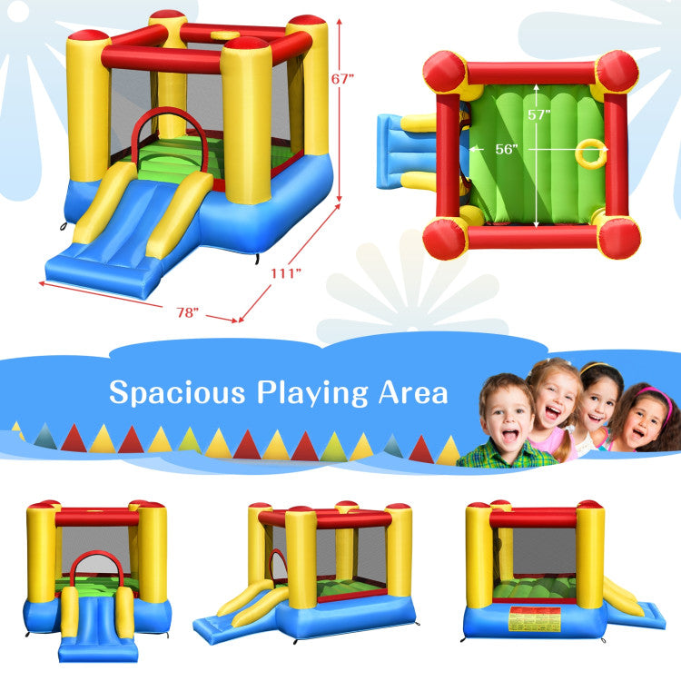 Kids Inflatable Bounce House with Slide