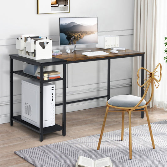 55-Inch Reversible Computer Desk with Splice Tabletop