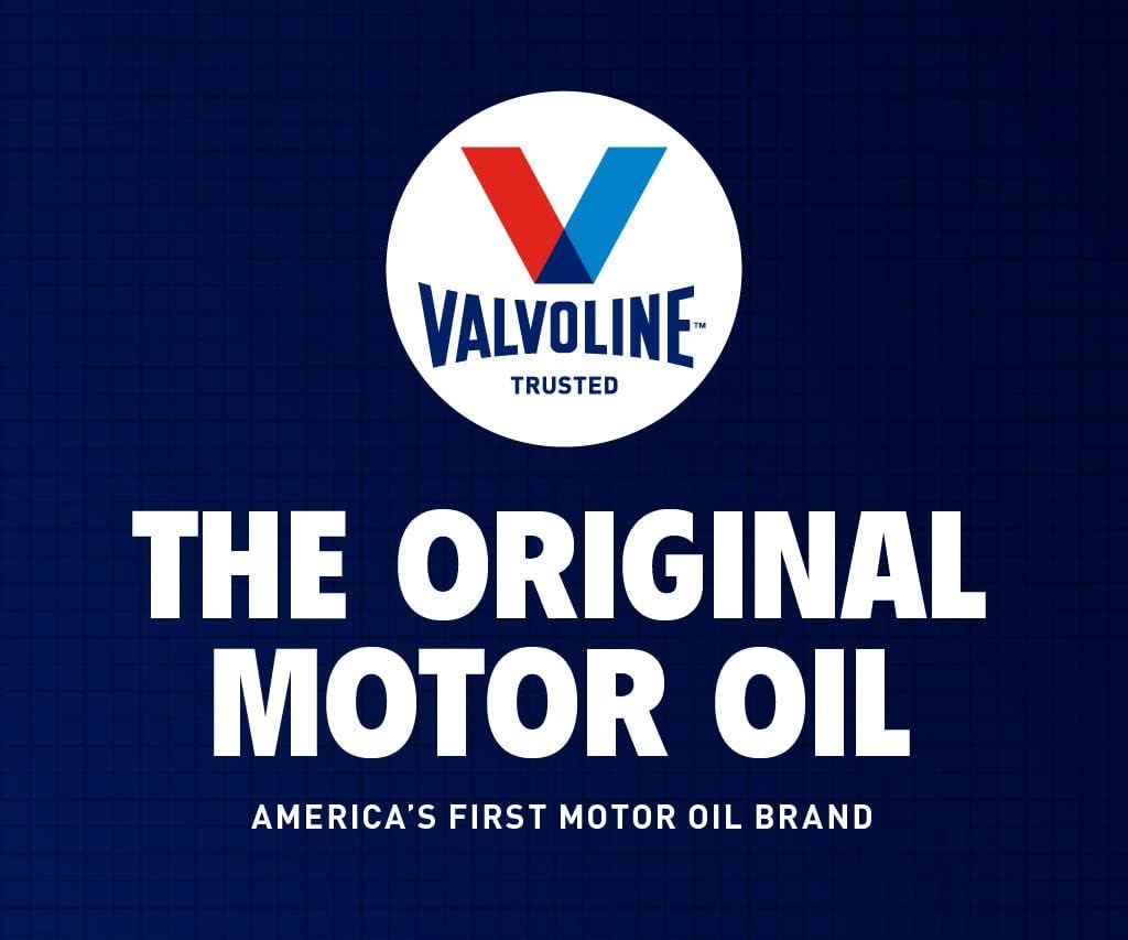 VALVOLINE Engine Oil - Motor Oil, 10W-30 SAE Grade, Premium Blue, Suitable for Diesel Engines, Amber Color, Synthetic Blend Base Oil, 1 Gallon