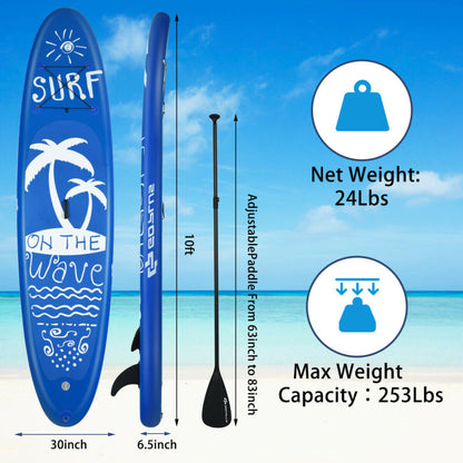 Inflatable and Adjustable Stand Up Paddle Board