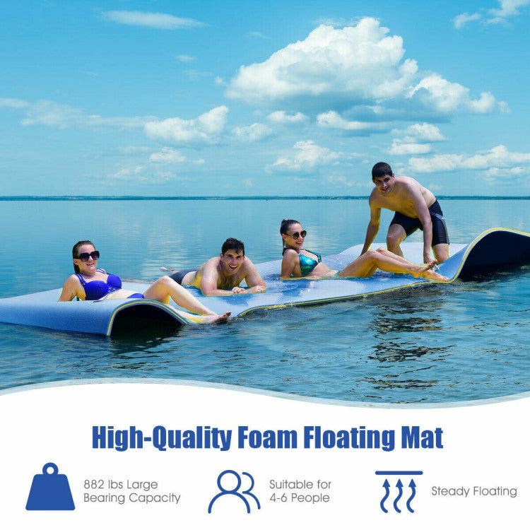 12 x 6 Feet 3 Layer Floating Water Pad