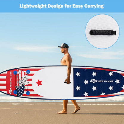 11-Feet Inflatable Stand-Up Paddle Board with 3-Fin Thruster