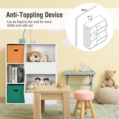 Kids Toy Storage Cabinet Shelf Organizer