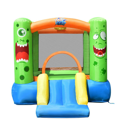 Inflatable Bounce House Kids Playhouse with Slider