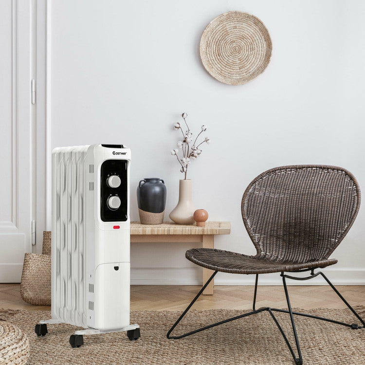 1500W Portable Space Heater with Adjustable Thermostat