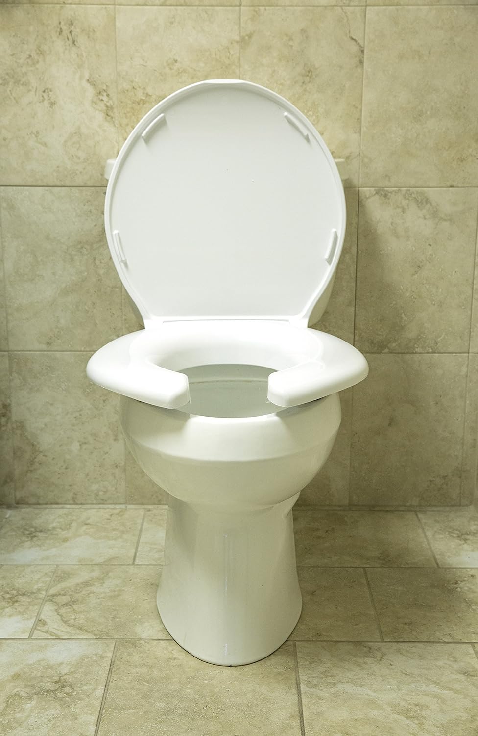 BIG JOHN Toilet Seat - With Cover, ABS plastic, Round or Elongated, White, Standard Bolts, Slow Close Hinge, 1200 lb Weight Capacity, 19-1/4" W