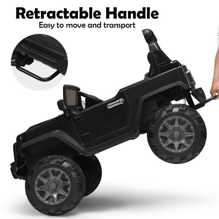 12 V Kids Ride-On Truck with Remote Control and Double Magnetic Door