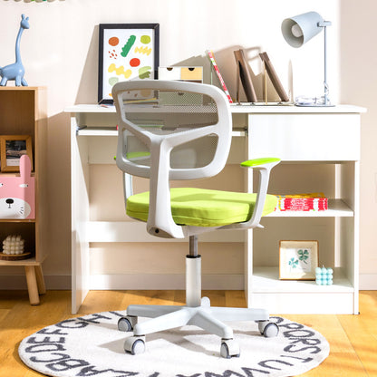 Adjustable Desk Chair with Auto-Brake Casters for Kids