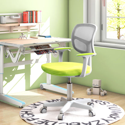 Adjustable Desk Chair with Auto-Brake Casters for Kids