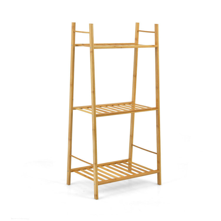 3 Tiers Vertical Bamboo Plant Stand