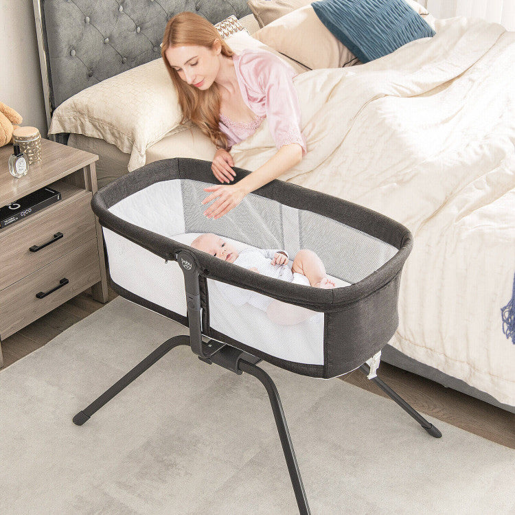 Portable Folding Bedside Sleeper with Mattress and Carry Bag