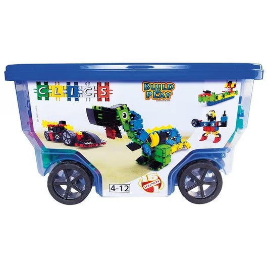 Build and Play, 400-Piece Set in Roller Bucket