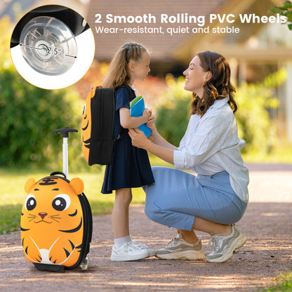 Lightweight and Portable Rolling Suitcase for Children