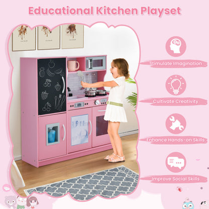 Toddler Pretend Play Kitchen for Boys and Girls 3-6 Years Old