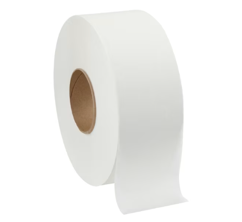 GEORGIA-PACIFIC Toilet Paper, Continuous Roll - 2 Ply, Green Seal Certified, 9 Inch Roll Diameter, Envision, White, 8 PK, 3 1/2in x 1000ft Sheet Size
