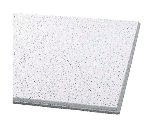 Armstrong World Industries Ceiling Tile - Fine Fissured Series, White, Beveled Tegular Edge, Medium Texture, Mold and Sag Resistant, 16 Pack, 24x24 Inch