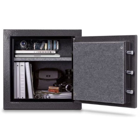 MESA SAFE CO Fire Rated Security Safe - Fire Resistant for 2 Hours, Matte Finish, Color Gray, 3.3 cu ft Electronic Safe with 2 Adjustable Shelves