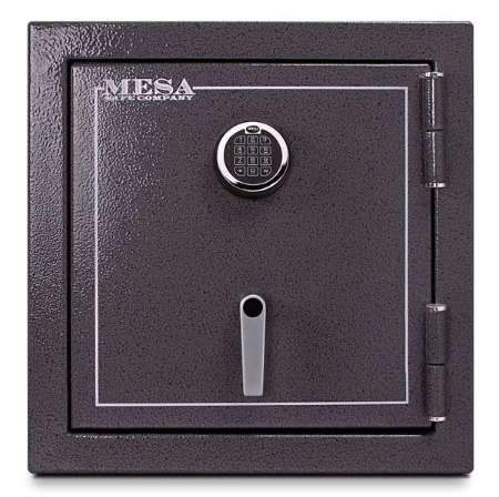 MESA SAFE CO Fire Rated Security Safe - Fire Resistant for 2 Hours, Matte Finish, Color Gray, 3.3 cu ft Electronic Safe with 2 Adjustable Shelves