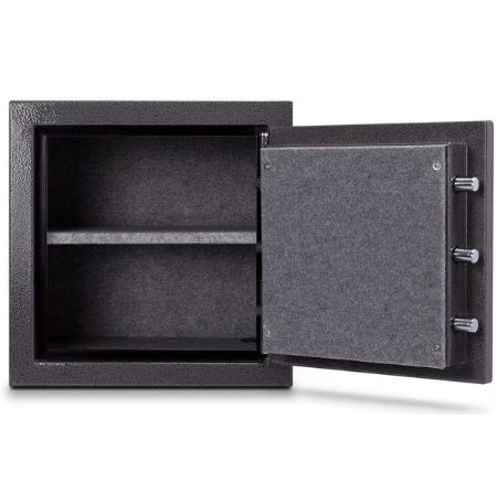 MESA SAFE CO Fire Rated Security Safe - Fire Resistant for 2 Hours, Matte Finish, Color Gray, 3.3 cu ft Electronic Safe with 2 Adjustable Shelves