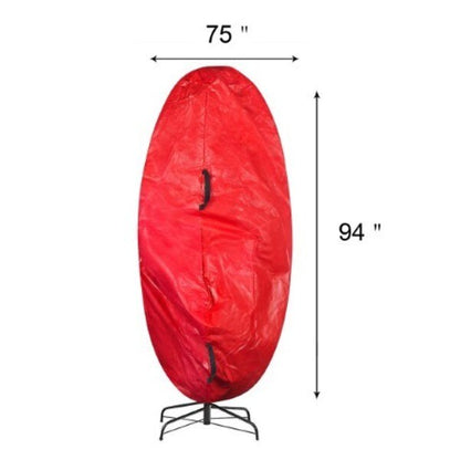 Hastings Home Upright 9-foot Tree Storage Cover (Red)