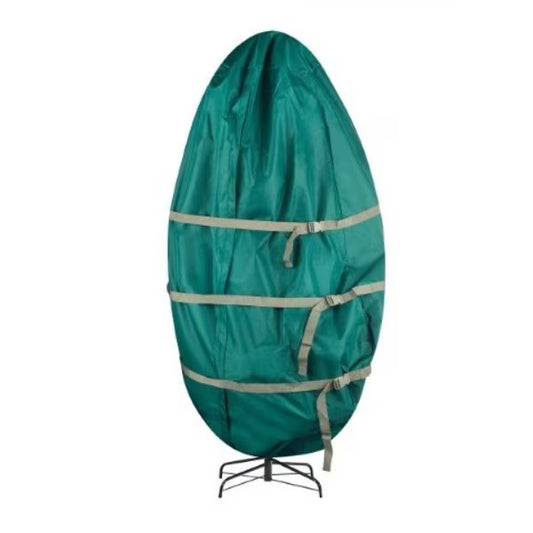 Hastings Home Upright Tree Storage Bag for Artificial Christmas Trees Up to 7.5 feet Tall, Green