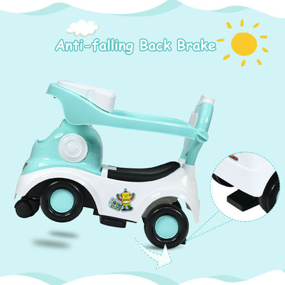 3-in-1 Ride-On Push Car with Music Box and Horn