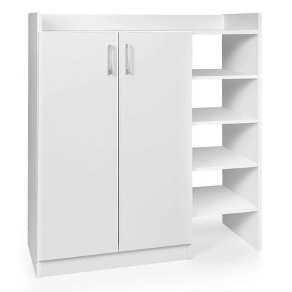 Freestanding Shoe Cabinet with 3-Position Adjustable Shelves
