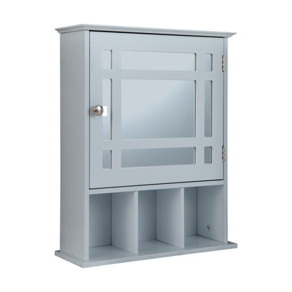 Wall-Mounted and Mirrored Bathroom Cabinet