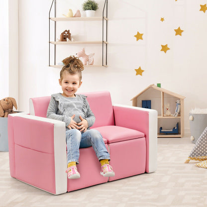 Multi-functional Kids Sofa Table Chair Set