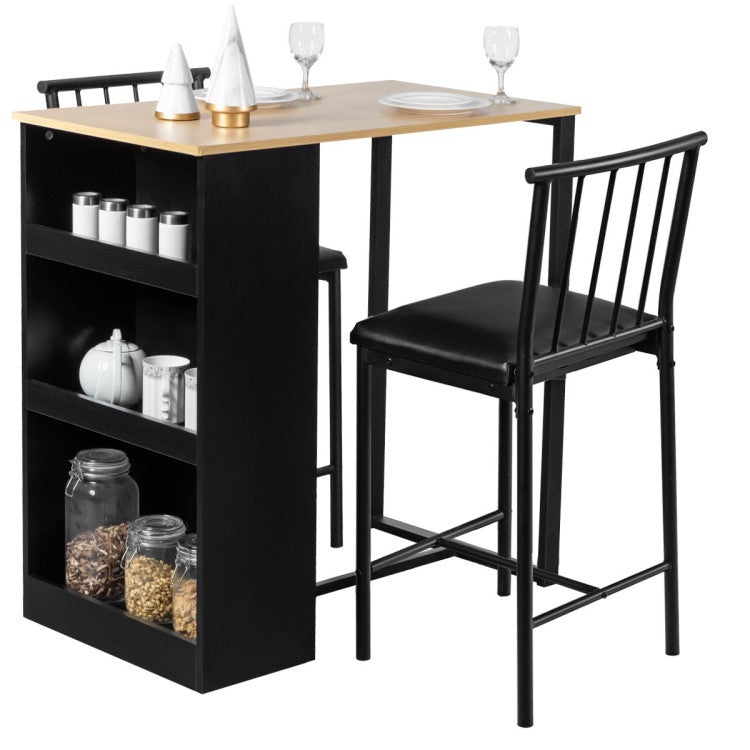 3 Piece Counter Height Pub Dining Set