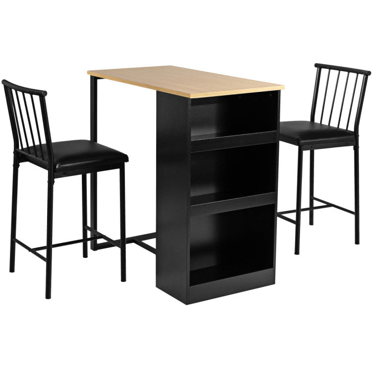 3 Piece Counter Height Pub Dining Set