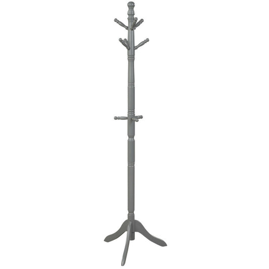 Entryway-Height Adjustable Coat Stand with 9 Hooks