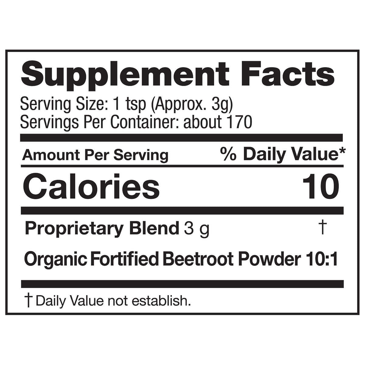 Feel Good USDA Organic Beetroot Powder, 18 Ounces