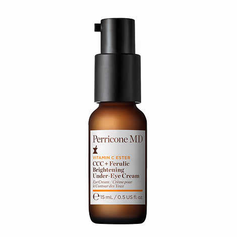 Perricone MD Vitamin C Ester CCC+ Ferulic Brightening Under-Eye Cream - Hydrating, All Skin Types, Reduces Dark Circles, Puffiness and Bags, 0.5 oz