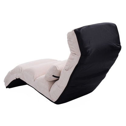 Folding Lazy Sofa Couch with Pillow