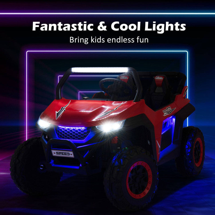 12V 2-Seater Kids Ride on UTV with Slow Start Function Music