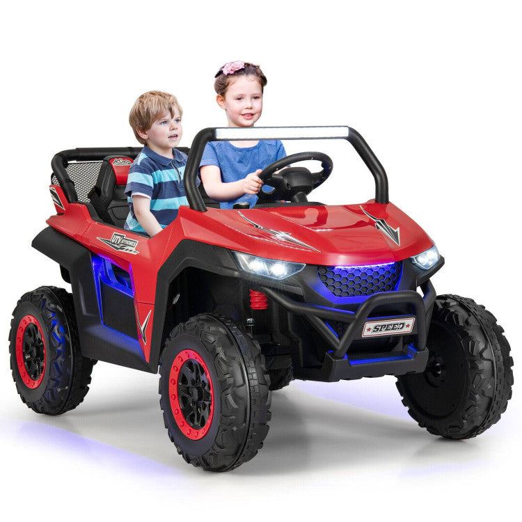 12V 2-Seater Kids Ride on UTV with Slow Start Function Music