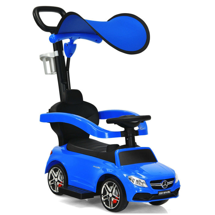 3-in-1 Mercedes-Benz Ride-on Toddler Sliding Car