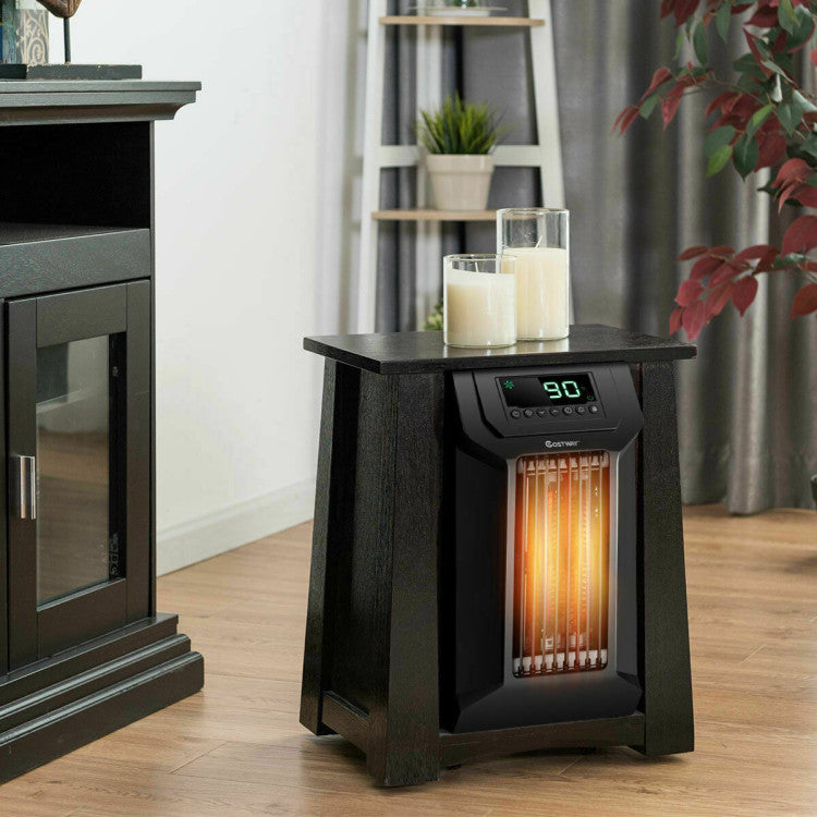 1500W 12H Timer Caster Portable Electric Space Heater