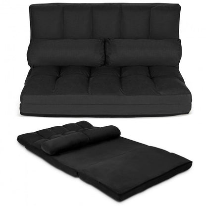 Foldable Floor 6-Position Adjustable Lounge Couch