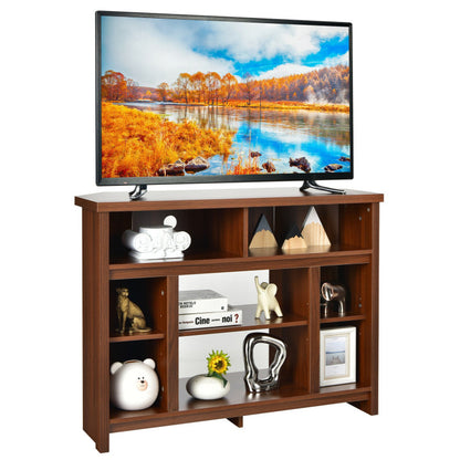 Corner TV Stand Entertainment Console Center with Adjustable Shelves