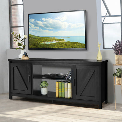 59 Inches TV Stand Media Console Center with Storage Cabinet