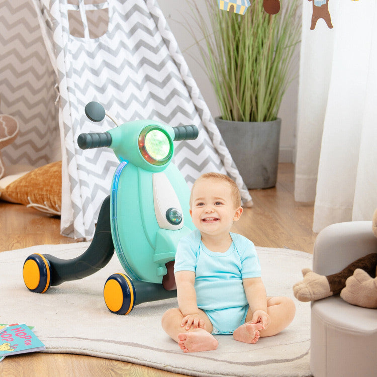 2-in-1 Baby Sit-to-Stand Learning Walker with Lights and Sounds