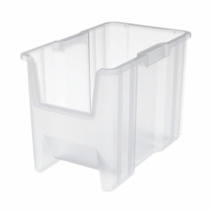 Akro-Mils 13014 Clear Stacking Container 17 1/2 in x 10 7/8 in x 12 1/2 in H, 1 PK