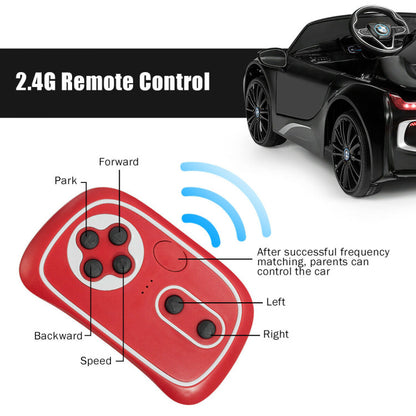 Costway 12V BMW Licensed Kids Ride-On Car with Remote Control