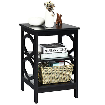 3-tier Nightstand Sofa Side End Accent Table