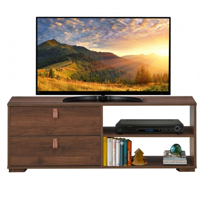 Entertainment Media TV Stand with Drawers